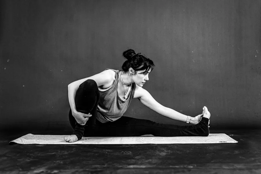 Photo stretching exercises guide
